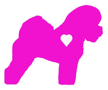 Load image into Gallery viewer, Heart Bichon Frise Dog Decal