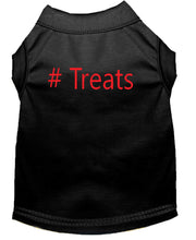 Load image into Gallery viewer, # Treats Dog Shirt Black