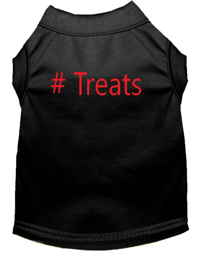 # Treats Dog Shirt Black