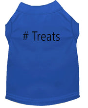 Load image into Gallery viewer, # Treats Dog Shirt Blue