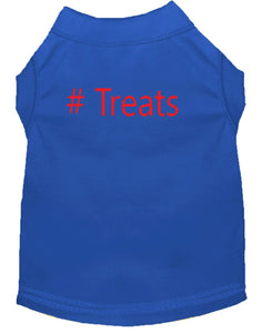 # Treats Dog Shirt Blue