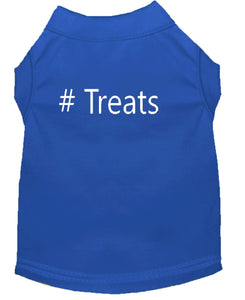 # Treats Dog Shirt Blue