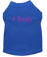 Load image into Gallery viewer, # Treats Dog Shirt Blue