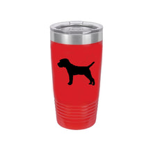 Load image into Gallery viewer, Border Terrier 20 oz.  Ring-Neck Vacuum Insulated Tumbler