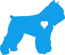 Load image into Gallery viewer, Heart Bouvier Dog Decal