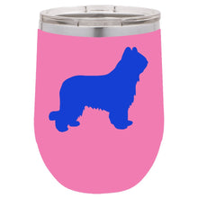 Load image into Gallery viewer, Briard 12 oz Vacuum Insulated Stemless Wine Glass