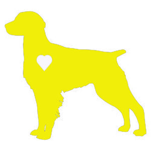 Heart Brittany Spaniel Dog Decal