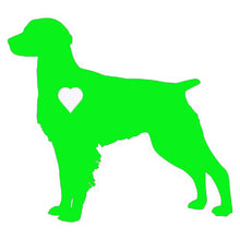 Load image into Gallery viewer, Heart Brittany Spaniel Dog Decal