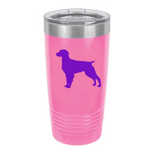 Load image into Gallery viewer, Brittany Spaniel 20 oz.  Ring-Neck Vacuum Insulated Tumbler