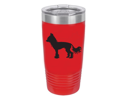 Chinese Crested  20 oz.  Ring-Neck Vacuum Insulated Tumbler
