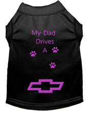 Load image into Gallery viewer, Black Dog Shirt- My Dad/ Mom Drives A
