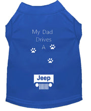 Load image into Gallery viewer, Blue Dog Shirt- My Dad/ Mom Drives A