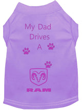 Load image into Gallery viewer, Lavender Dog Shirt- My Dad/ Mom Drives A
