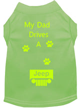 Load image into Gallery viewer, Lime Dog Shirt- My Dad/ Mom Drives A