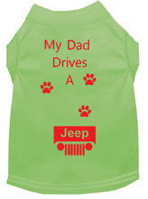 Load image into Gallery viewer, Lime Dog Shirt- My Dad/ Mom Drives A