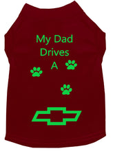 Load image into Gallery viewer, Maroon Dog Shirt- My Dad/ Mom Drives A