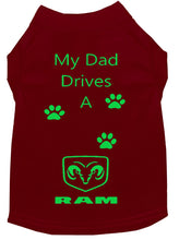 Load image into Gallery viewer, Maroon Dog Shirt- My Dad/ Mom Drives A