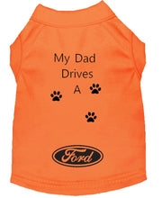 Load image into Gallery viewer, Orange Dog Shirt- My Dad/ Mom Drives A