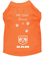 Load image into Gallery viewer, Orange Dog Shirt- My Dad/ Mom Drives A