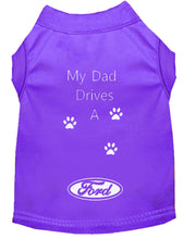 Load image into Gallery viewer, Purple Dog Shirt- My Dad/ Mom Drives A