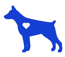 Load image into Gallery viewer, Heart Doberman Pinscher Dog Decal