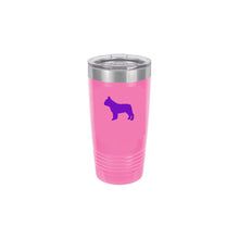 Load image into Gallery viewer, French Bulldog 20 oz.  Ring-Neck Vacuum Insulated Tumbler