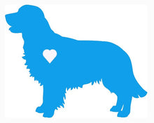 Load image into Gallery viewer, Heart Golden Retriever Dog Decal