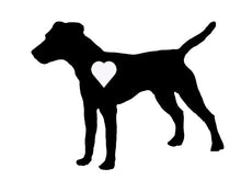 Load image into Gallery viewer, Heart Jack Russell Terrier Dog Decal