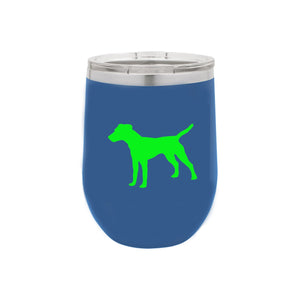 Jack Russell 12 oz Vacuum Insulated Stemless Wine Glass