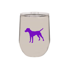 Load image into Gallery viewer, Jack Russell 12 oz Vacuum Insulated Stemless Wine Glass