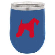 Load image into Gallery viewer, Kerry Blue Terrier 12 oz Vacuum Insulated Stemless Wine Glass