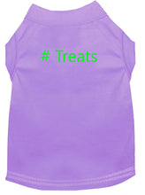 Load image into Gallery viewer, # Treats Dog Shirt Lavender