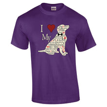 Load image into Gallery viewer, I Heart My Dog T Shirt