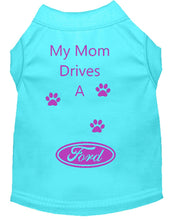 Load image into Gallery viewer, Aqua Blue Dog Shirt- My Dad/ Mom Drives A