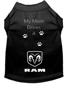 Black Dog Shirt- My Dad/ Mom Drives A