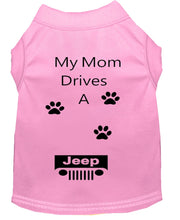 Load image into Gallery viewer, Baby Pink Dog Shirt- My Dad/ Mom Drives A