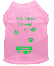 Load image into Gallery viewer, Baby Pink Dog Shirt- My Dad/ Mom Drives A