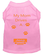 Load image into Gallery viewer, Baby Pink Dog Shirt- My Dad/ Mom Drives A