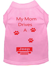 Load image into Gallery viewer, Baby Pink Dog Shirt- My Dad/ Mom Drives A