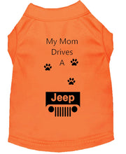 Load image into Gallery viewer, Orange Dog Shirt- My Dad/ Mom Drives A