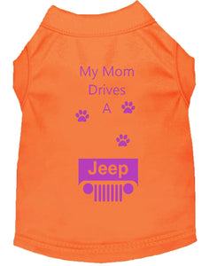 Orange Dog Shirt- My Dad/ Mom Drives A