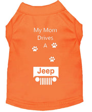 Load image into Gallery viewer, Orange Dog Shirt- My Dad/ Mom Drives A