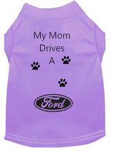 Load image into Gallery viewer, Lavender Dog Shirt- My Dad/ Mom Drives A