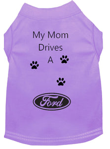 Lavender Dog Shirt- My Dad/ Mom Drives A