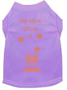 Lavender Dog Shirt- My Dad/ Mom Drives A