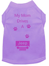 Load image into Gallery viewer, Lavender Dog Shirt- My Dad/ Mom Drives A