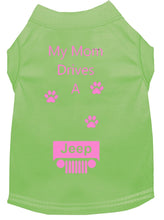 Load image into Gallery viewer, Lime Dog Shirt- My Dad/ Mom Drives A