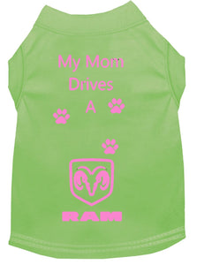 Lime Dog Shirt- My Dad/ Mom Drives A