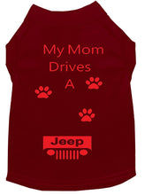 Load image into Gallery viewer, Maroon Dog Shirt- My Dad/ Mom Drives A