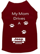 Load image into Gallery viewer, Maroon Dog Shirt- My Dad/ Mom Drives A